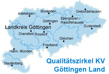 Map Collaborators in the surroundings of Gttingen